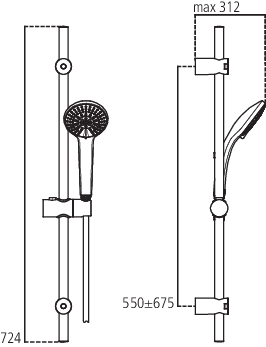B9508AA techninis brėžinys
