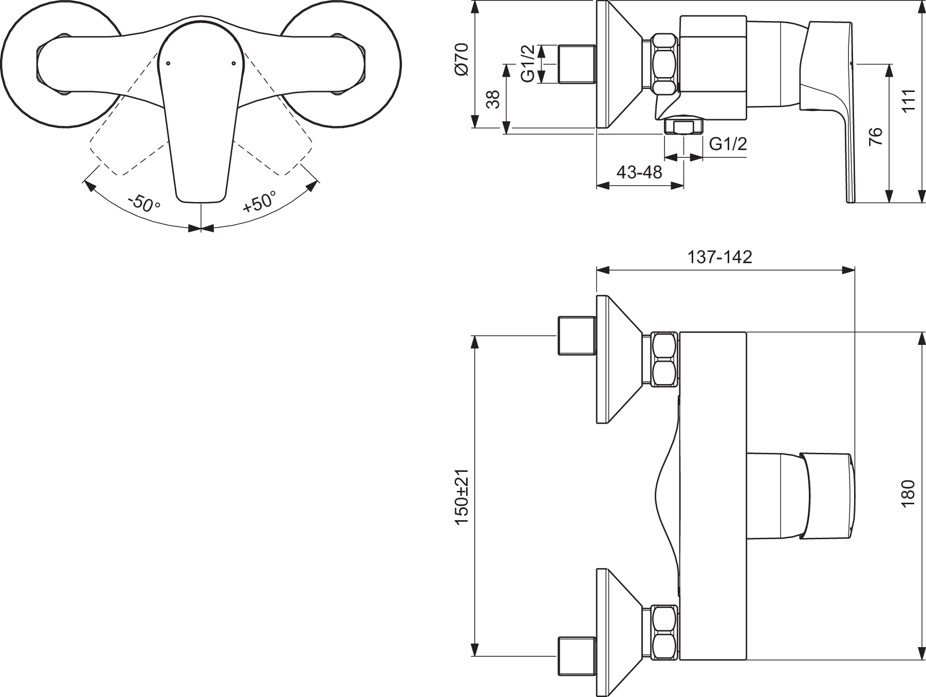 BC228AA techninis brėžinys