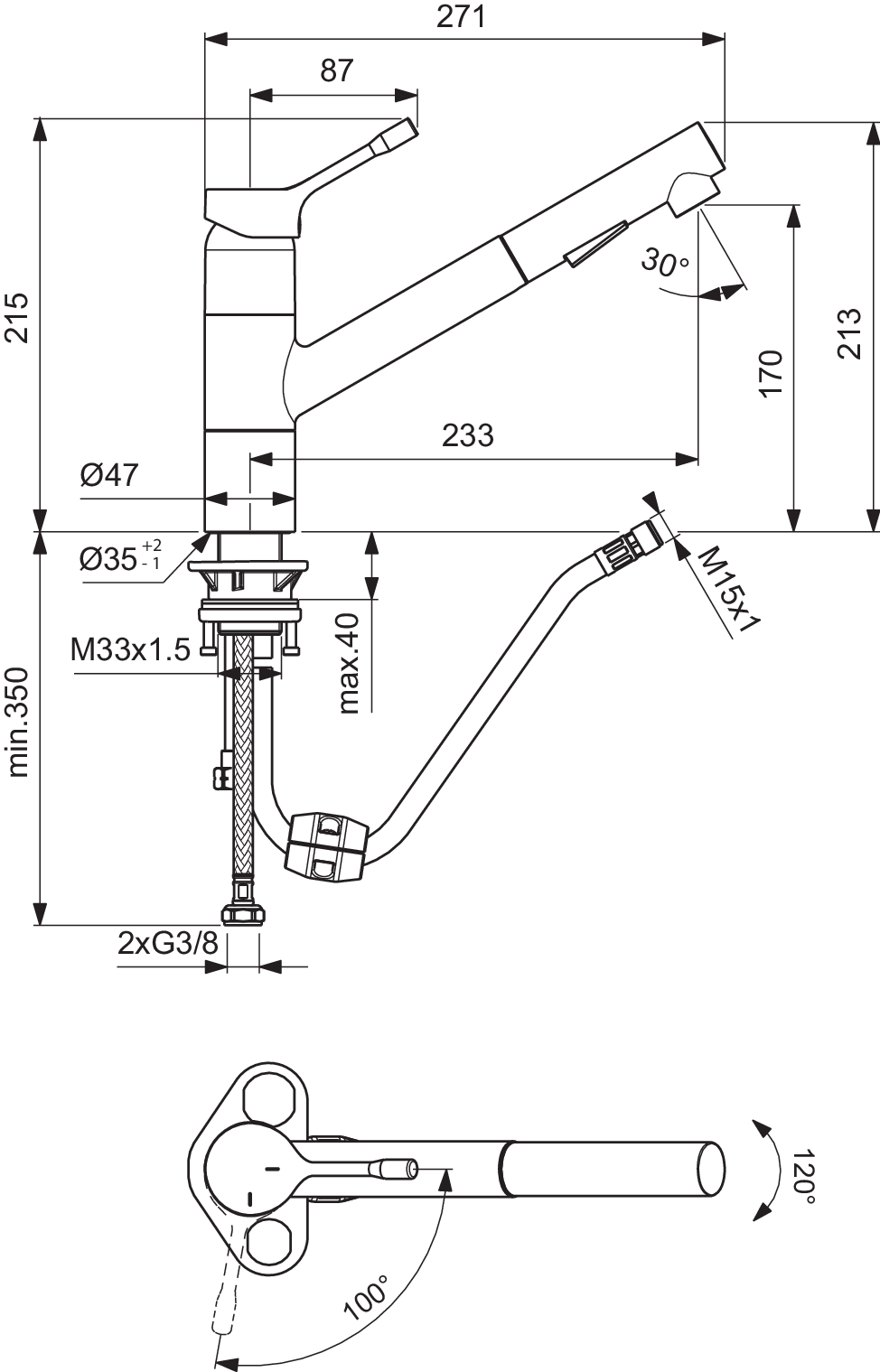 BC297GN techninis brėžinys