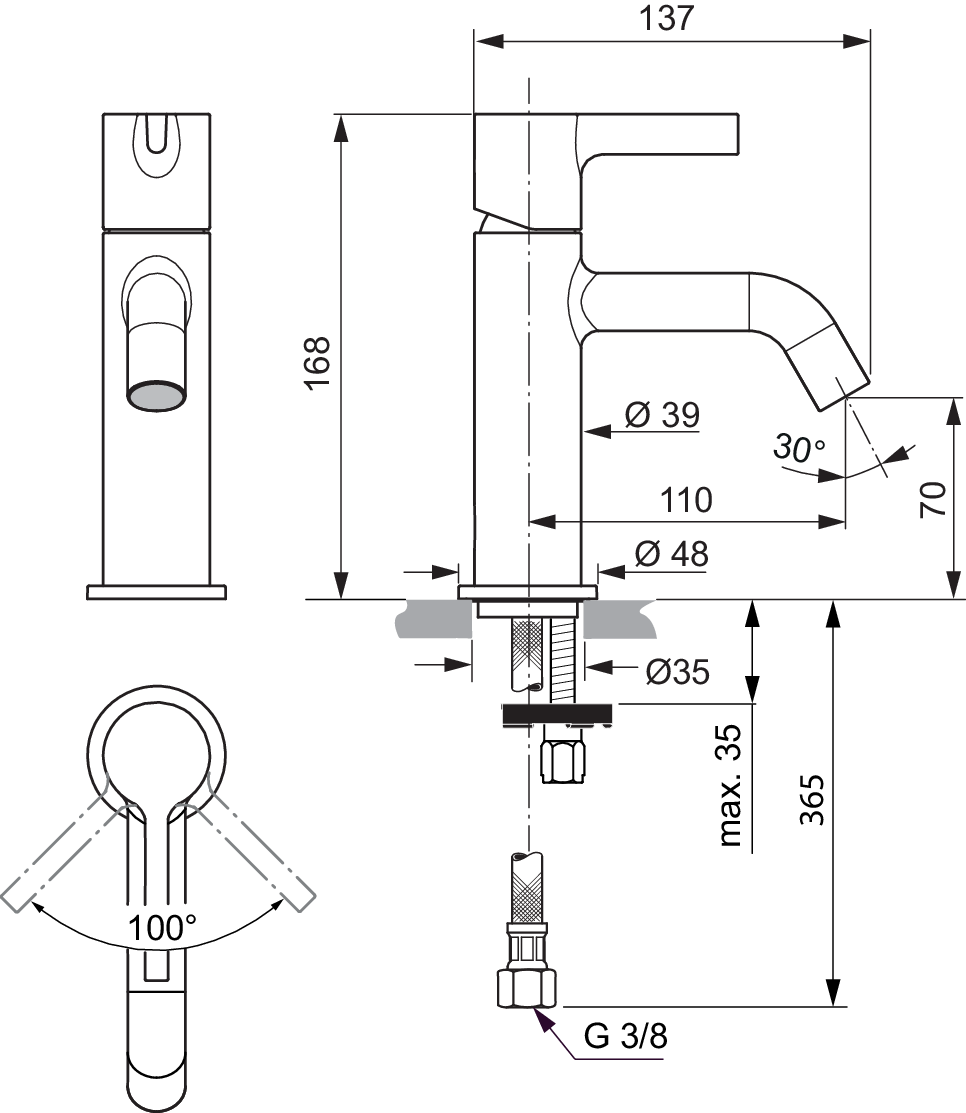 BC776GN techninis brėžinys