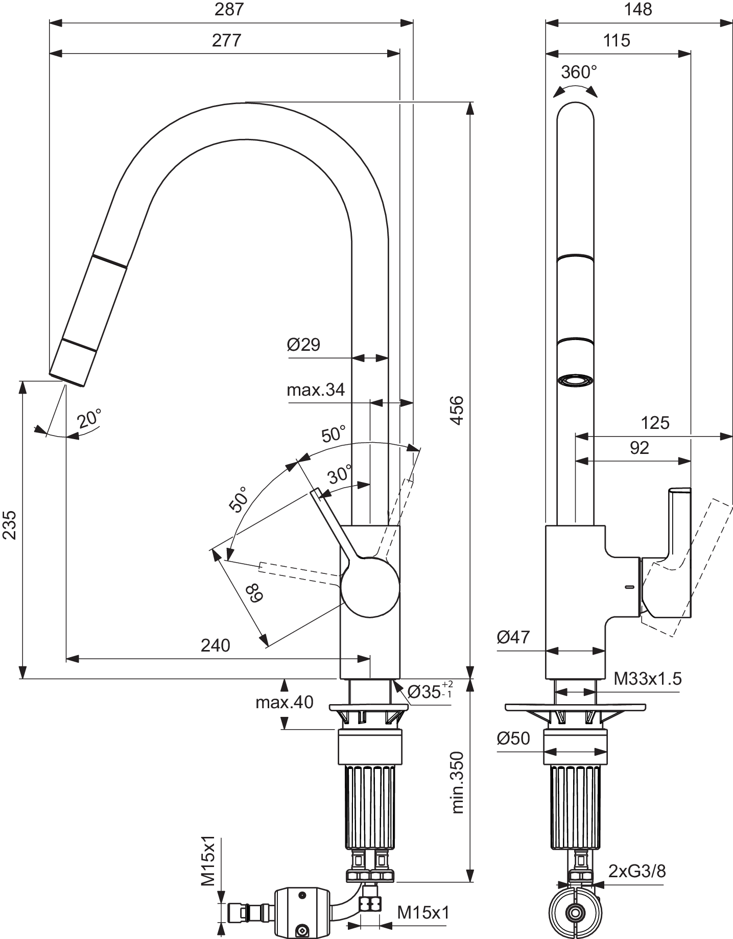 BD548J4 techninis brėžinys