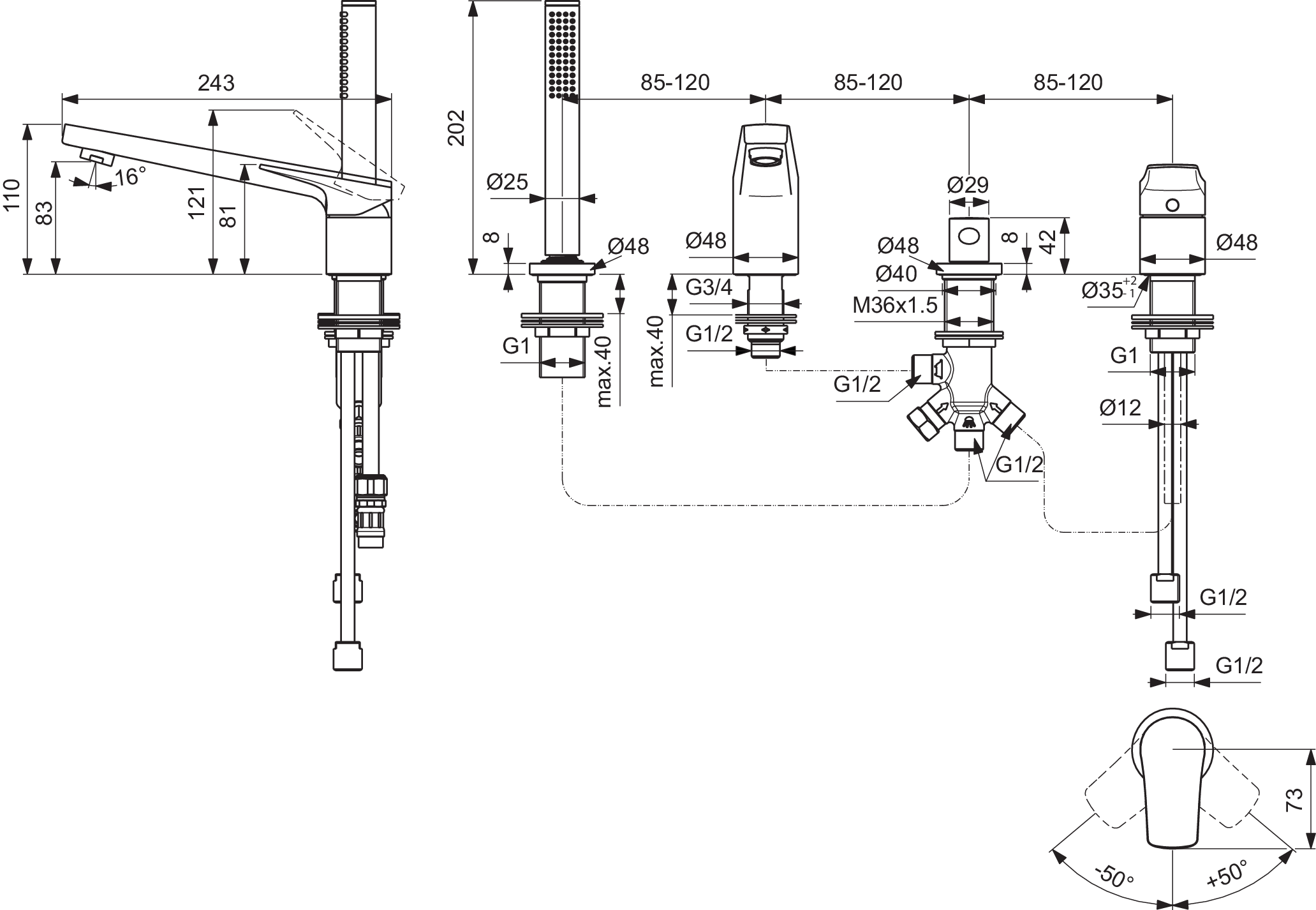 BD671GN techninis brėžinys