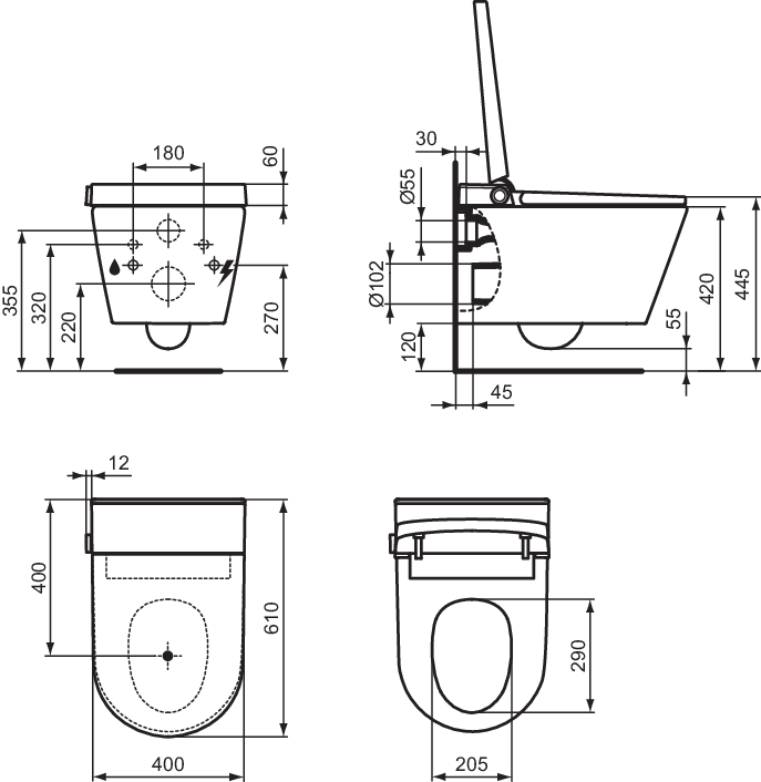 K875501 techninis brėžinys