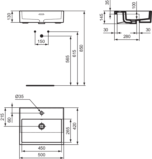 T373501 techninis brėžinys