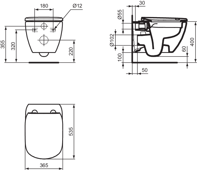 T4932V3 techninis brėžinys