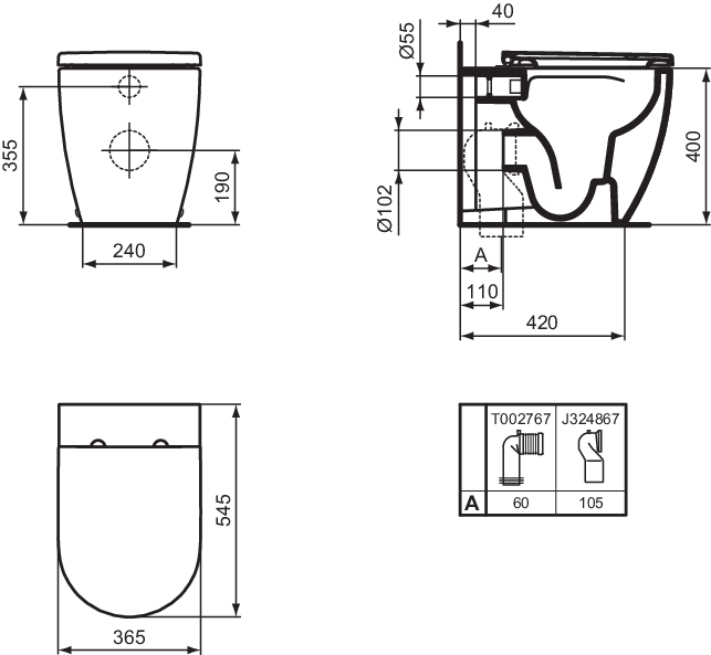 T569401 techninis brėžinys