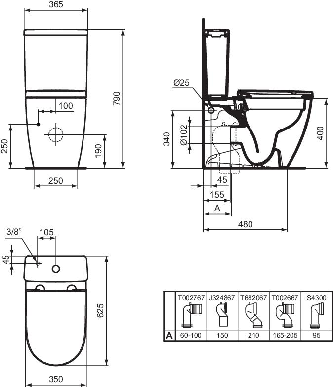 T571101 techninis brėžinys