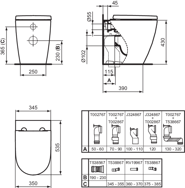 T572201 techninis brėžinys
