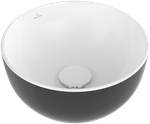 Villeroy & Boch Artis Surface-mounted washbasin, 325x325x135mm, without overflow, Coal Black