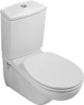 Villeroy & Boch O.novo Washdown toilet for close-coupled WC-suite, wall-mounted, White Alpin
