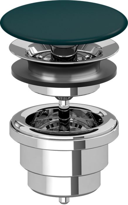 Villeroy & Boch Accessories Unclosable outlet valve, 121x215x68mm, Teal CeramicPlus