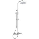 CERATHERM T50 | Exposed shower system 325x493.5x1117 mm, 12.0 l/min (3 bar)