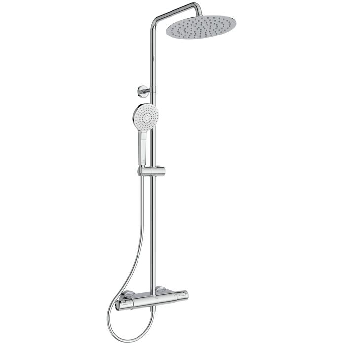 CERATHERM T50 | Exposed shower system 325x516.5x1117 mm, 12.0 l/min (3 bar)