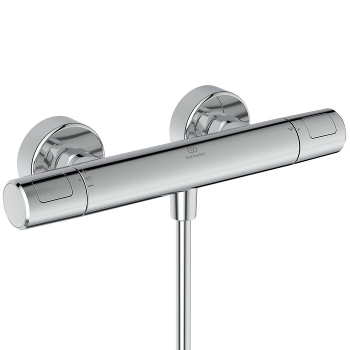 CERATHERM T25 N | Exposed shower mixer 315x102x70 mm, 22 l/min (3 bar)