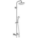 SEVA L | Exposed shower system 466x1249 mm, 9.5 l/min (3 bar)