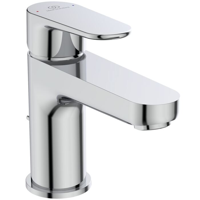 CERAFINE MODEL O | Basin mixer 50x174x138 mm, 114 mm spout projection, 3.8 l/min (3 bar), with waste
