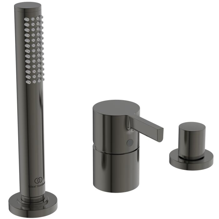 JOY | Rim mounted bath & shower mixer 218x48x197 mm, 14.0 l/min (3 bar)
