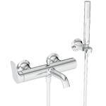 LDV | Bath-shower mixer bundle 304x220x130 mm, 202 mm spout projection, 12.0 l/min (3 bar)