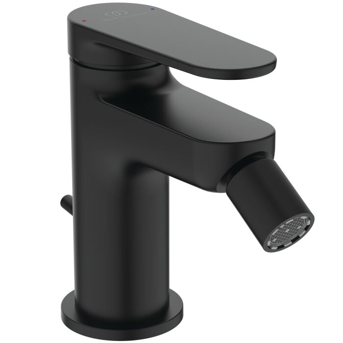 CERAFINE O NUOVO | Bidet mixer 48x147x121 mm, 101 mm spout projection, 3.8 l/min (3 bar), with waste