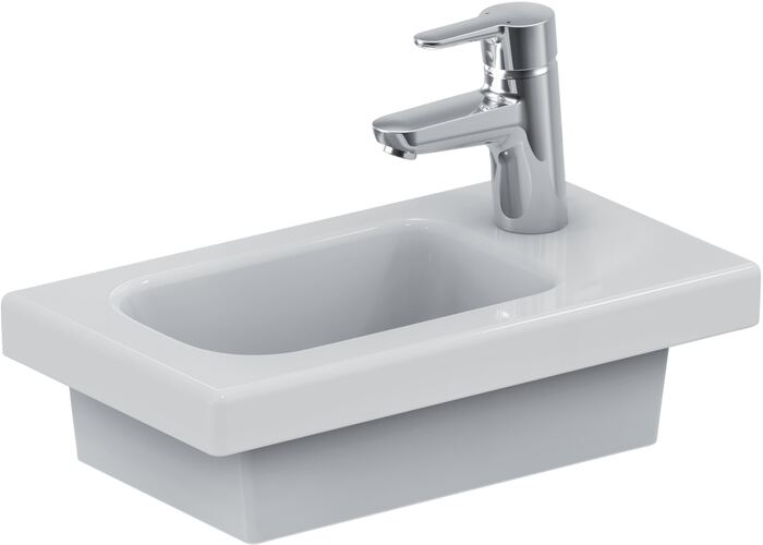 CONNECT SPACE | Handrinse basin 450x250x130 mm, 1 tap hole, without overflow
