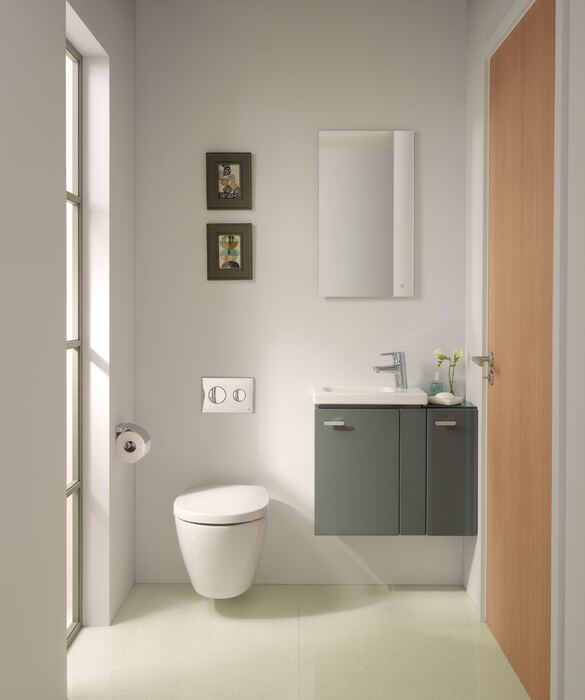CONNECT SPACE | Handrinse basin 450x250x130 mm, 1 tap hole, without overflow