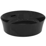 IPALYSS | Vessel 400x400x145 mmGrinded bottom side, no tap hole, with overflow