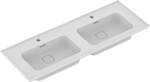 STRADA II | Double Vanity basin 1240x460x180 mm, 2 tap holes, with overflow
