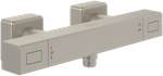 Villeroy & Boch Universal Taps & Fittings Shower thermostat,for Shower, Angular, Brushed Nickel Matt