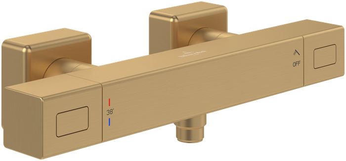 Villeroy & Boch Universal Taps & Fittings Shower thermostat,for Shower, Angular, Brushed Gold