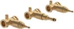 Villeroy & Boch Loop & Friends Concealed installation unit for three-hole basin mixer,for wall-mounted, Round, Brass