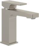 Villeroy & Boch Architectura Square Single-lever basin mixer, With push/pull rod lever and pop-up waste, Brushed Nickel Matt