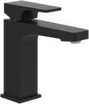 Villeroy & Boch Architectura Square Single-lever basin mixer, With push/pull rod lever and pop-up waste, Matt Black