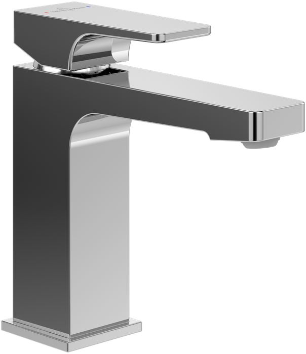 Villeroy & Boch Architectura Square Single-lever basin mixer, Without waste, Chrome