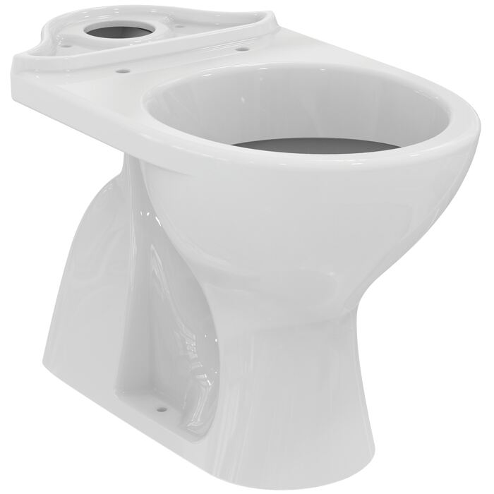 SIRIUS - KORONA | Close-coupled back-to-wall bowl 350x620x395 mm, Washdown, vertical outlet