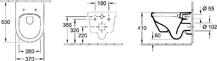 5684R0T2 techninis brėžinys