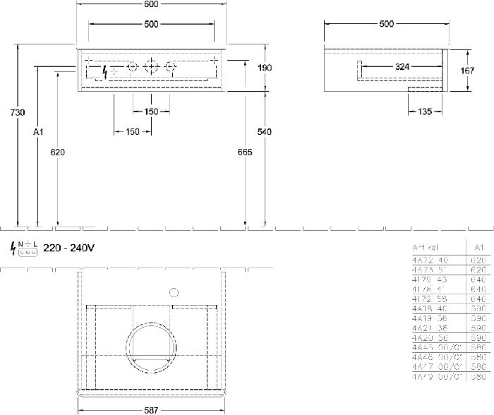 K07111GF techninis brėžinys